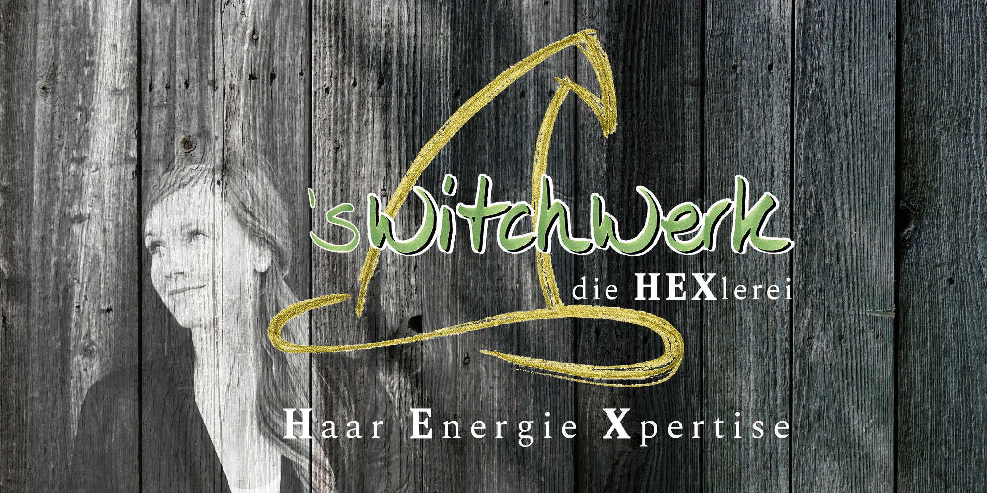 Bild von Coletta Buhl mit dem Text "switchwerk - die HEXlerei. Haar Energie Xpertise"